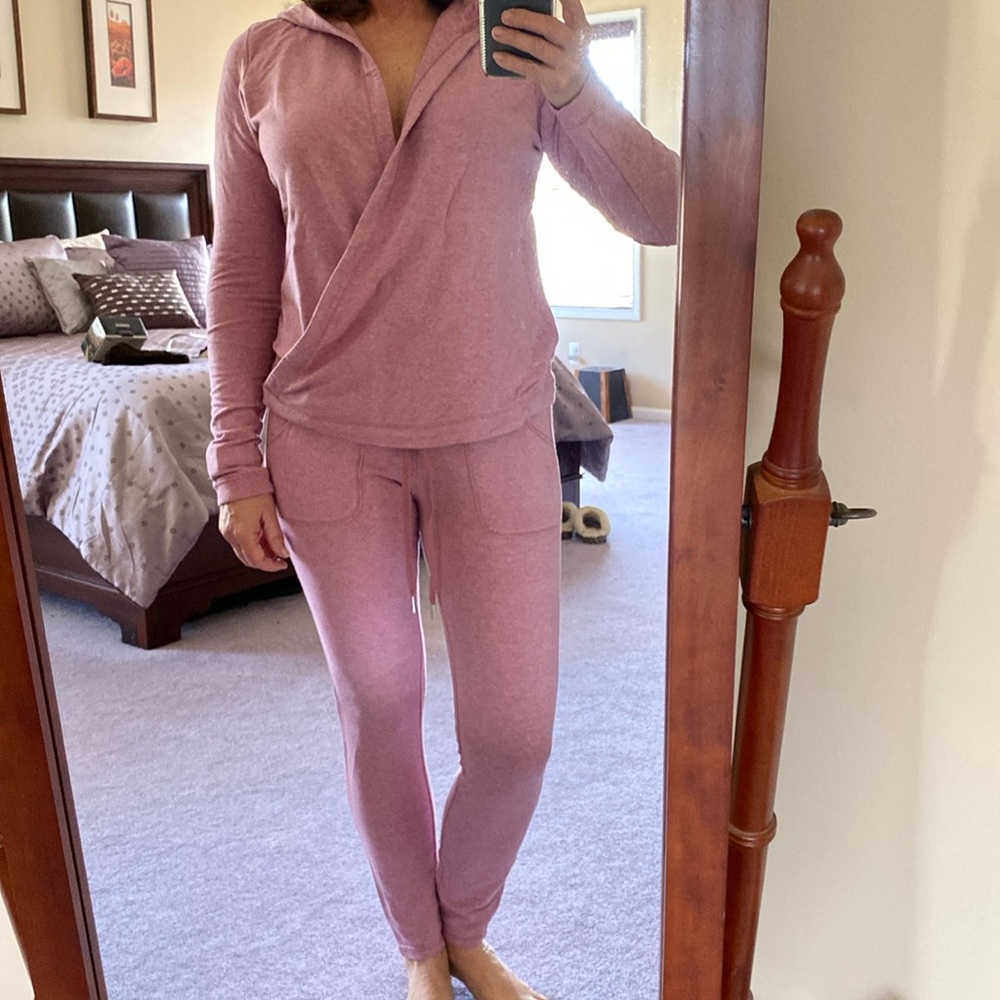 Calia lounge wear pants and wrap top